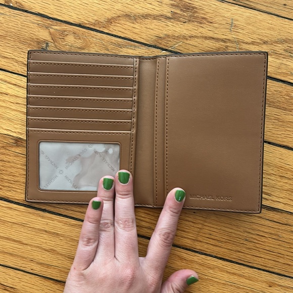 Michael Kors Brown Leather Wallet/Passport Holder - Picture 2 of 5